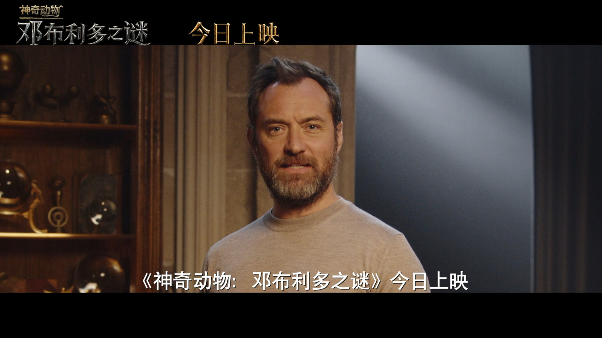 《神奇动物：邓布利多之谜》今天在中国内地上映，发布上映预告